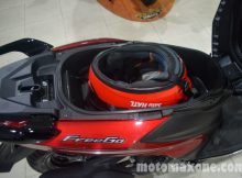 Review Bagasi Yamaha Freego 125, Kapasitas 25 Liter Muat Helm Full Face Nih !!