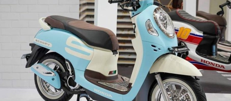 Modifikasi All New Honda Scoopy 2021 Sky Blue Makin Fashionable