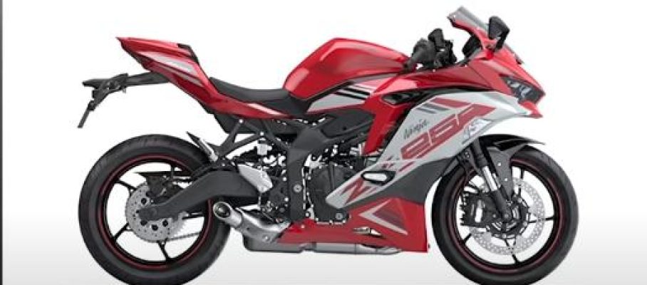 zx25r passion red pearl blizzard white abs