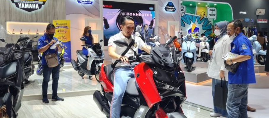 Skutik Maxi Yamaha Kembali Pikat Pengunjung IIMS 2023